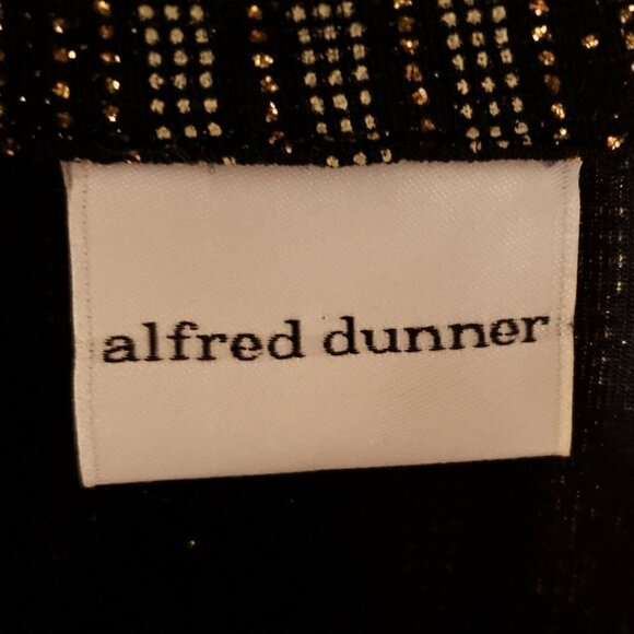 Alfred Dunner Womens Sparkle Zip Up Striped Lightweight Stretchy Jacket 8 - Picture 5 of 7